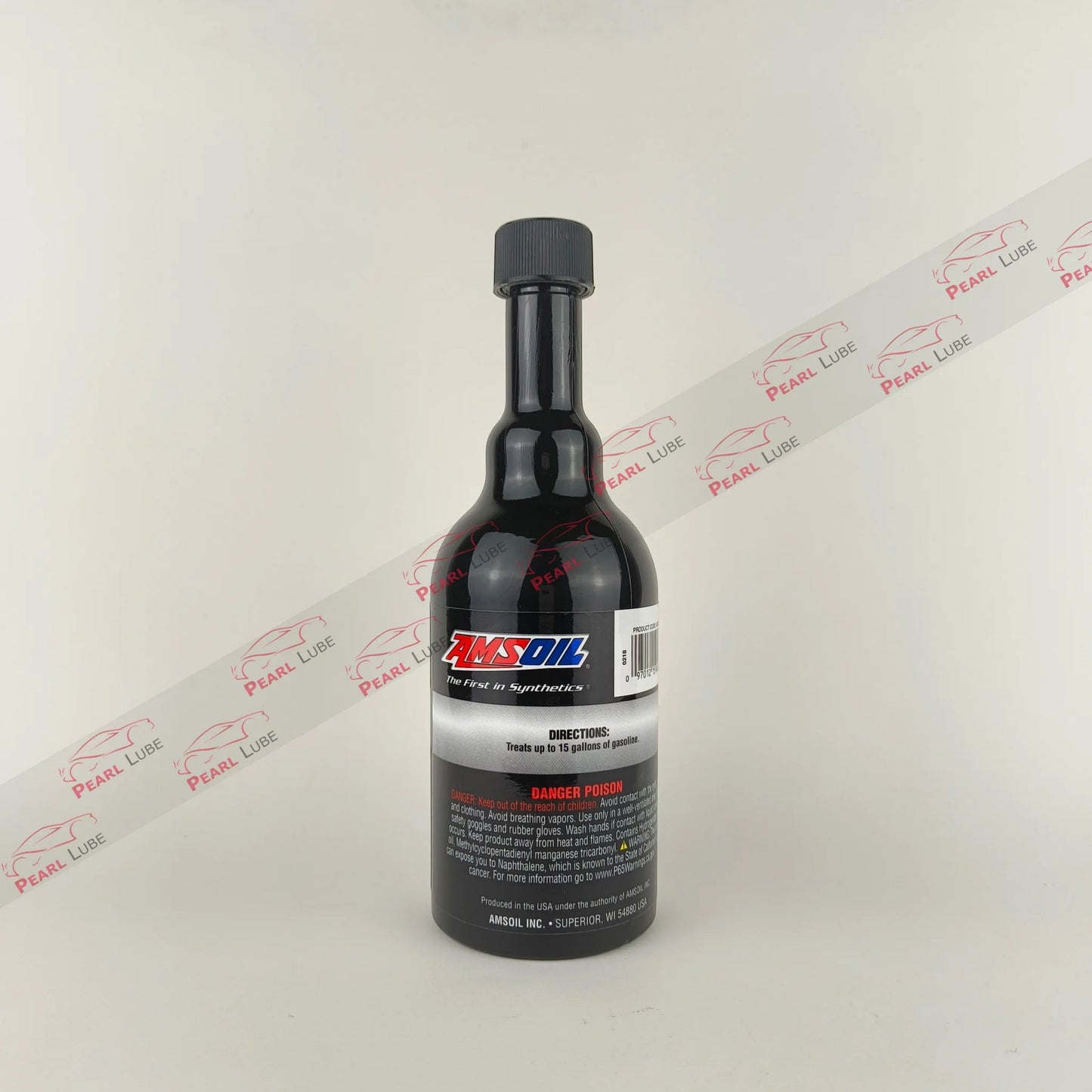 amsoil dominator octane boost additive 354-millilitre back side