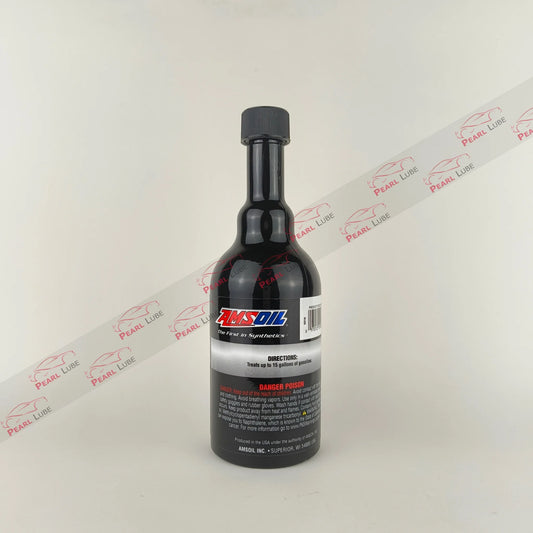 amsoil dominator octane boost additive 354-millilitre back side