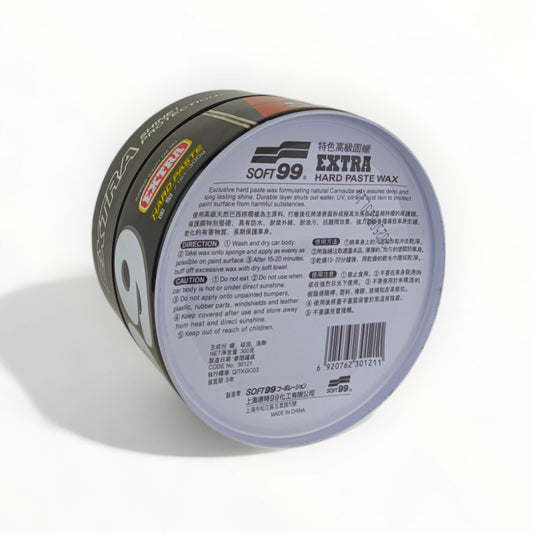 soft99 car wax paste 300-gram back side