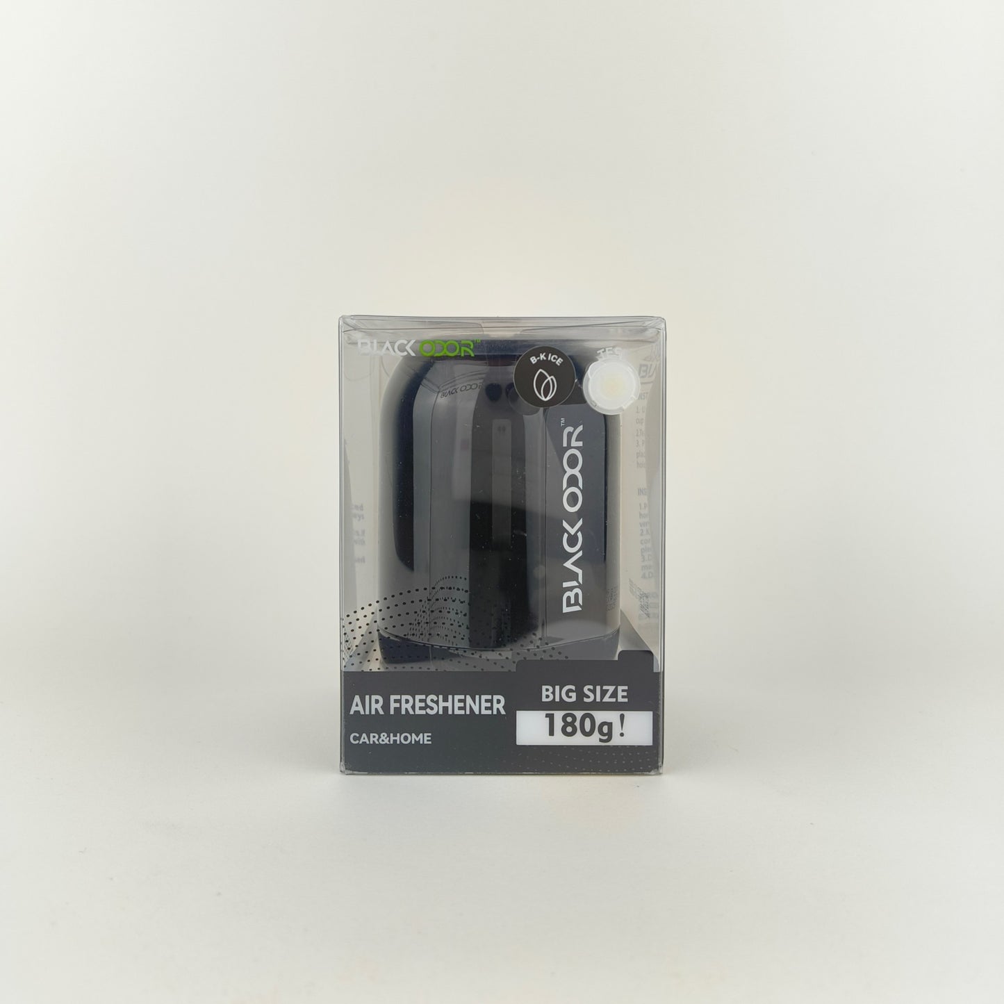 BLACKODOR Gel Air Freshener for Vehicles (Black Ice) - 180g box
