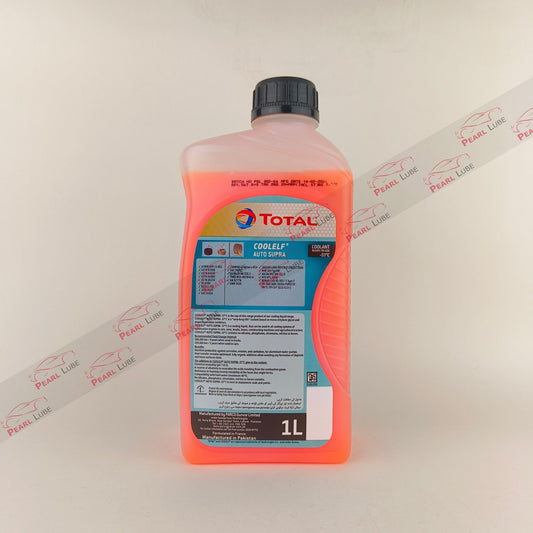 TOTAL Coolelf Auto Supra Coolant Orange back side - 1L