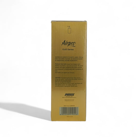 airpro premium oud gold air freshener spray 100-millilitre back side