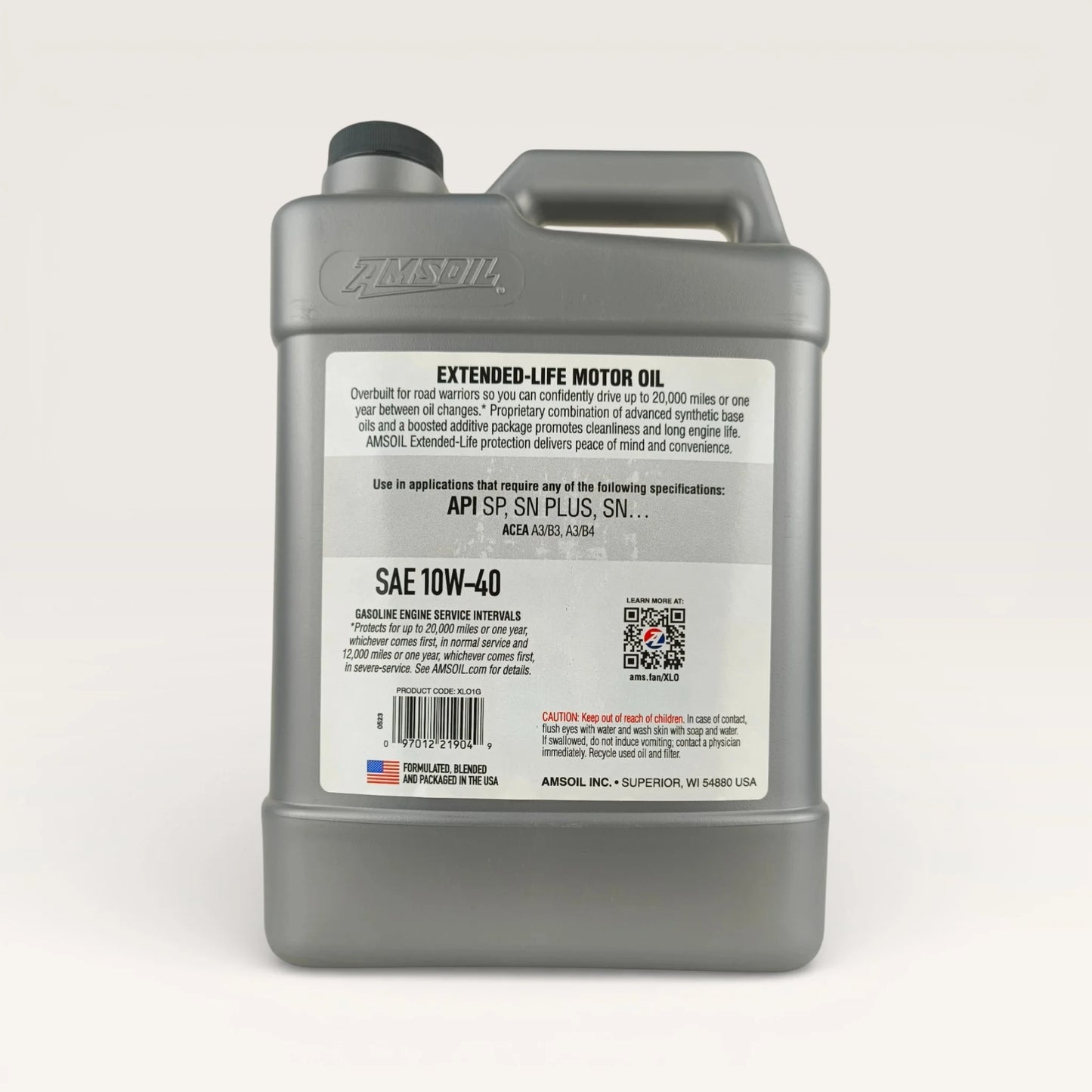 AMSOIL 10W-40 (10w40) Extended Life Engine Oil - 3.78L