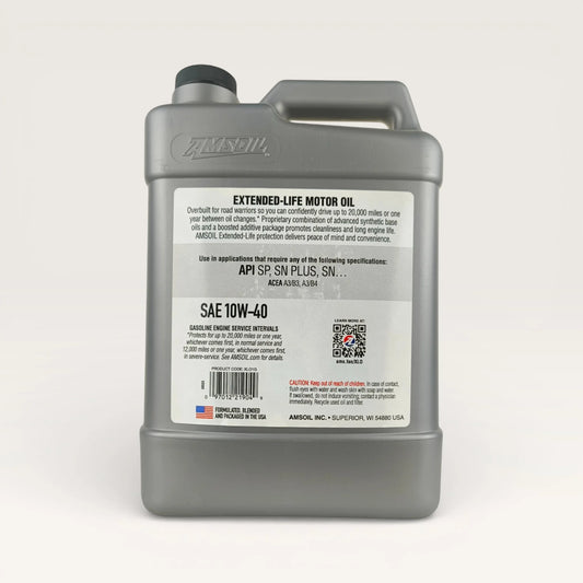 AMSOIL 10W-40 (10w40) Extended Life Engine Oil - 3.78L