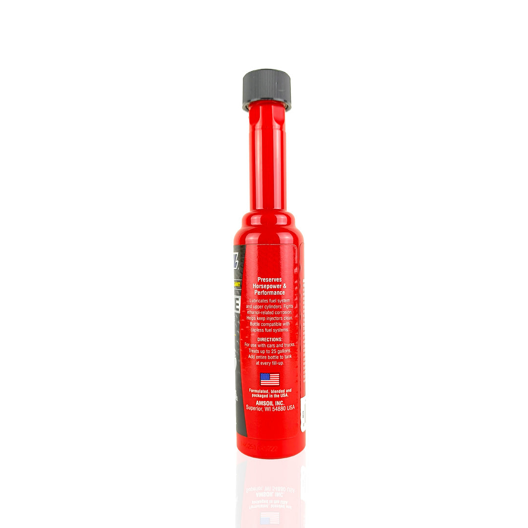 amsoil performance improver gasoline additive 177-millilitre back side