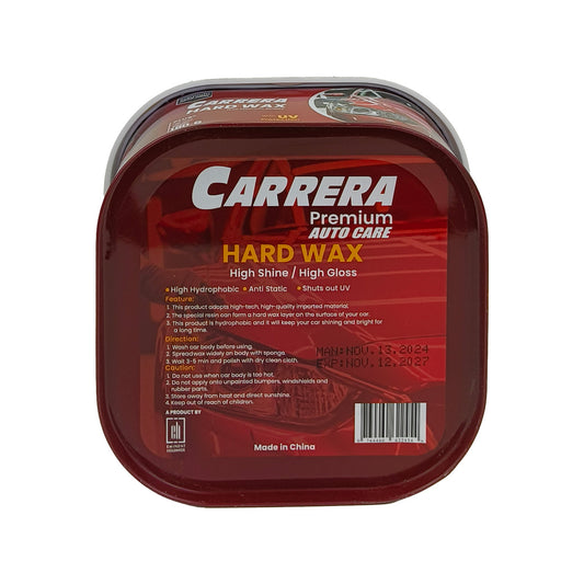 carrera car wax paste 180-grams back side