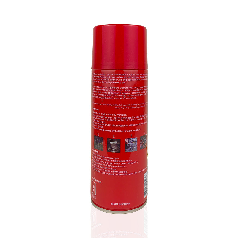 carrera carburetor injector cleaner spray 450-millilitre back side
