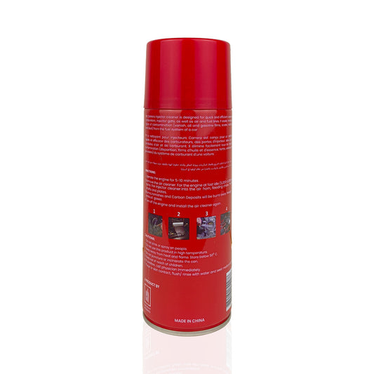 carrera carburetor injector cleaner spray 450-millilitre back side