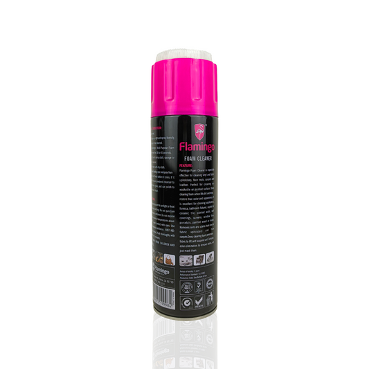 flamingo foam cleaner 650-millilitre back side