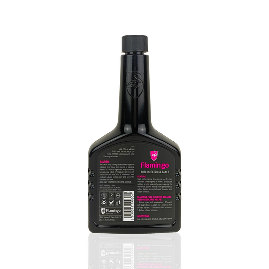 flamingo fuel injector cleaner 354-millilitre back side
