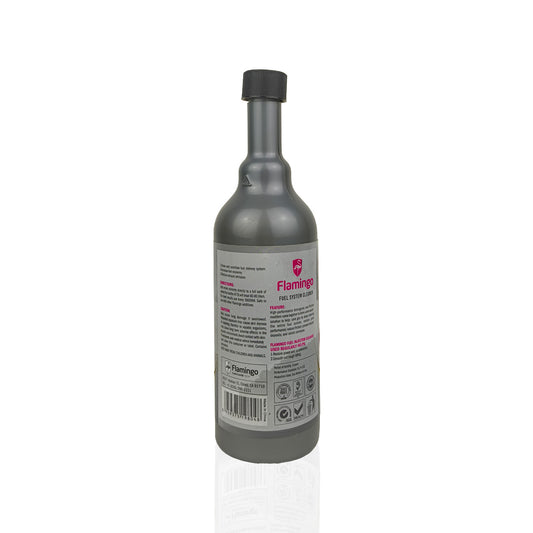 flamingo fuel system cleaner additive liquid 473-millilitre back side