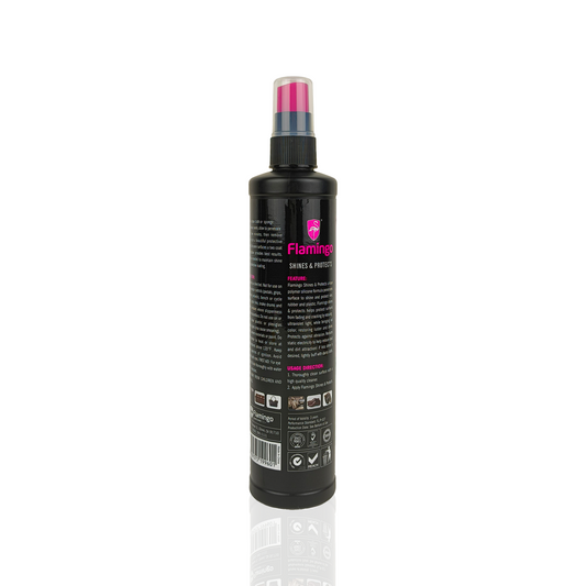 flamingo shines and protects spray 295-millilitre back side