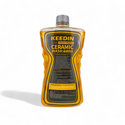 keedin ceramic wash & wax fresh orange 2-litre back side