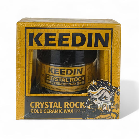 keedin crystal rock gold ceramic wax paste back side