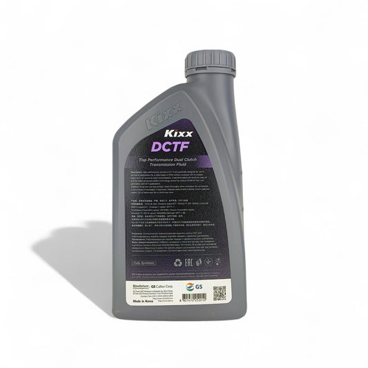 kixx dctf 1-litre transmission fluid back side