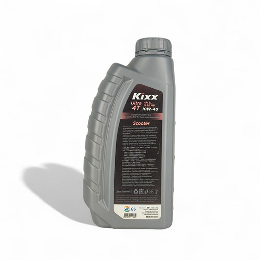 kixx ultra 4t 10w40 scooter 800ml engine oil back side