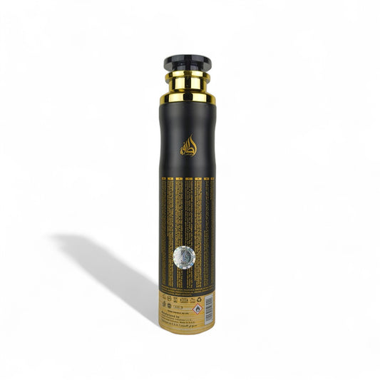 lattafa khamrah air freshener spray 300-millilitre back side