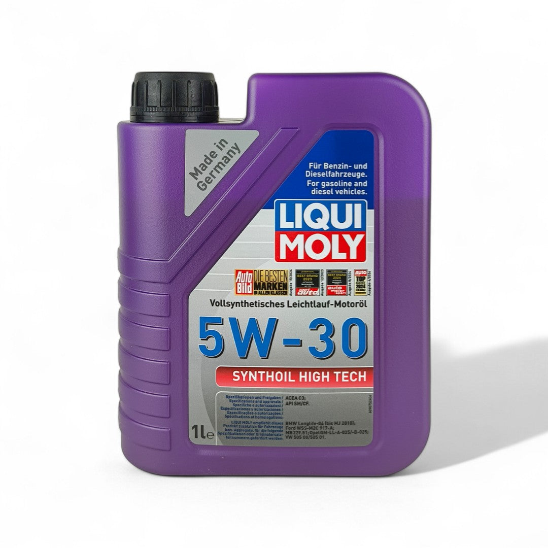 liquimoly 5w30 synthoil high tec 1-litre engine oil front side