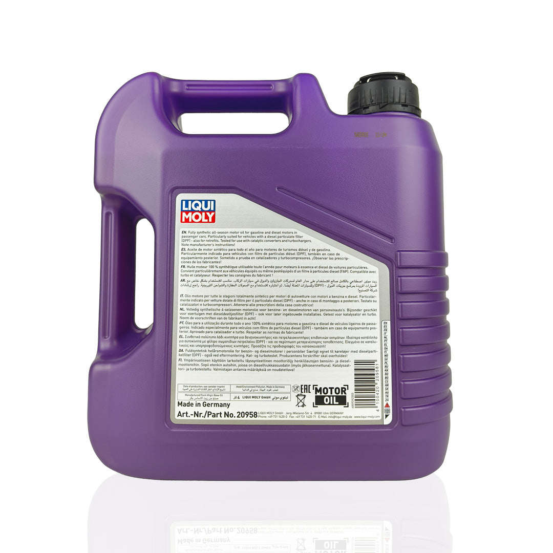 liquimoly 5w30 synthoil high tec 4-litre engine oil back side