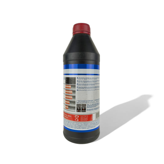 meguin atf gl4 85w90 1-litre transmission fluid back side