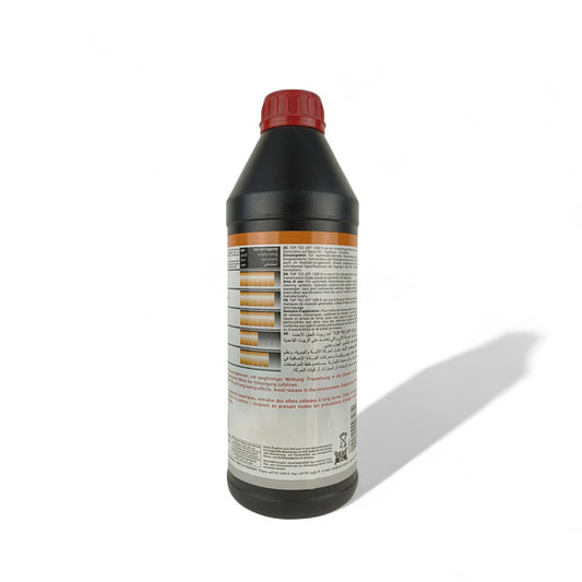 meguin atf top tec 1200g 1-litre transmission fluid back side