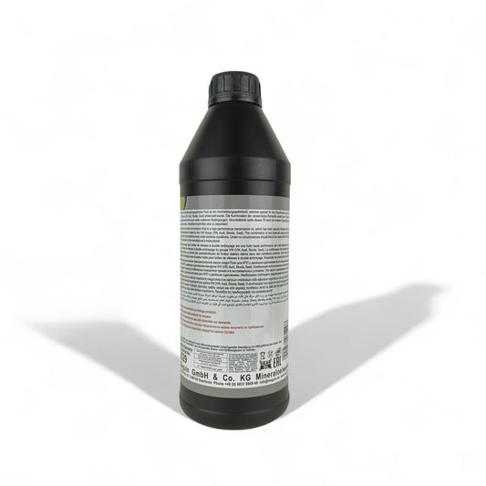 meguin atf hc synthese 1-litre transmission fluid back side