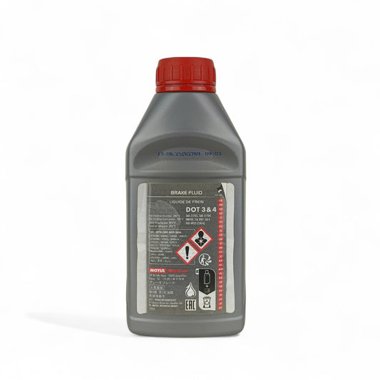 motul dot 3 and dot 4 brake fluid 500-millilitre back side