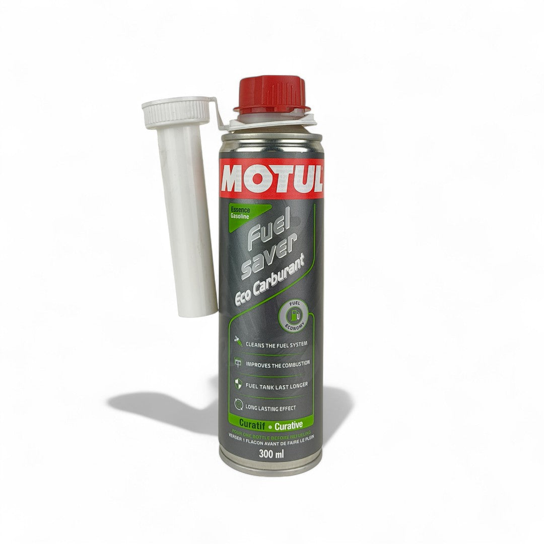 motul fuel saver additive for gasoline engine liquid can 300-millilitre front side