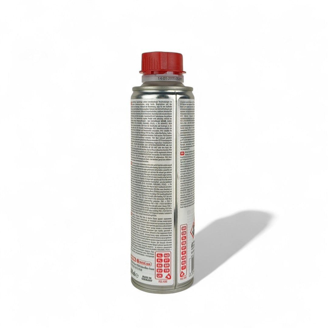 motul valve and injector clean gasoline additive 300-millilitre back side