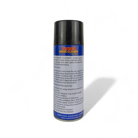 nasa high power brake cleaner 450-millilitre back side