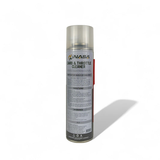 nasa carburetor and throttle body cleaner spray 300-millilitre back side