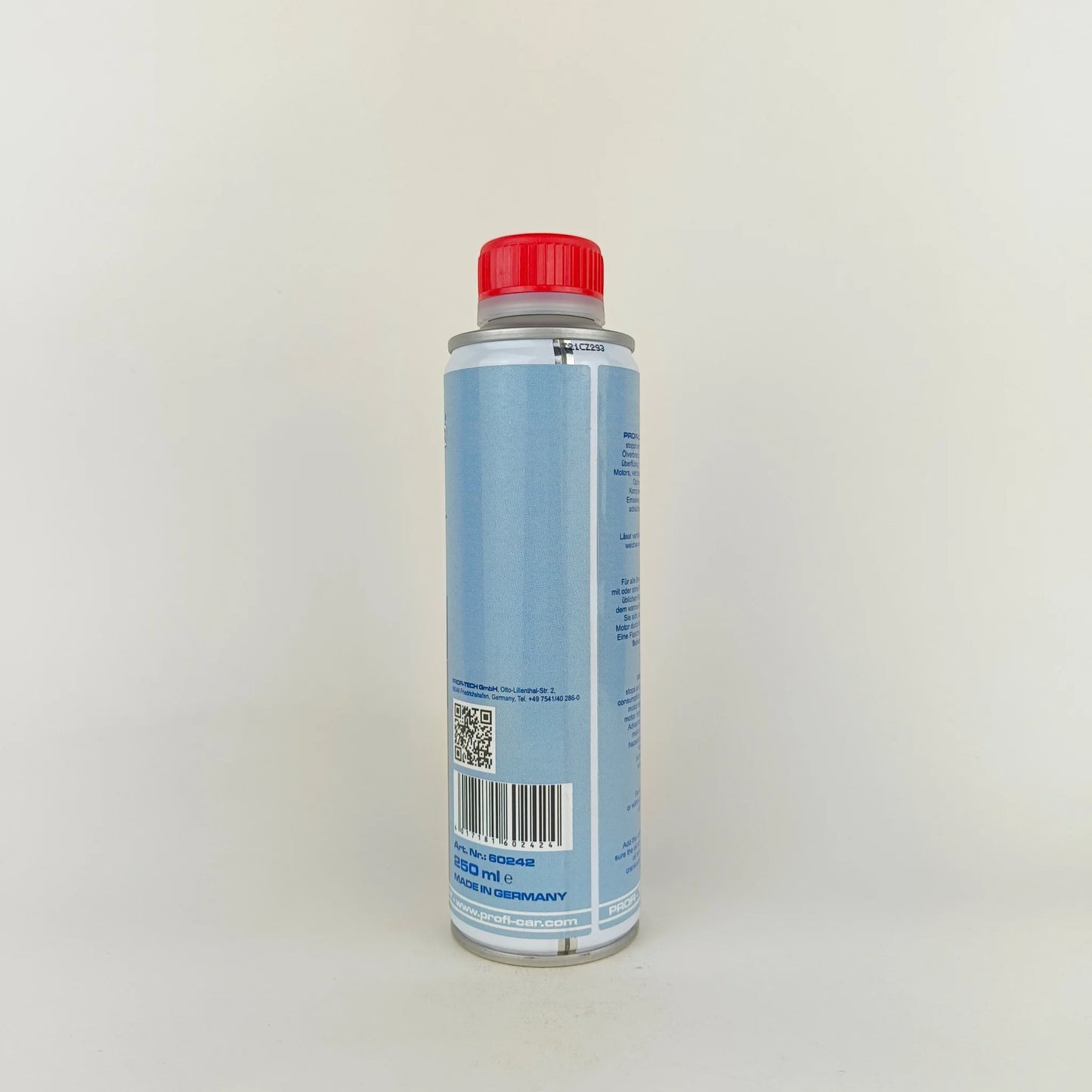 profi-car oil loss stop additive liquid can 250-millilitre back side