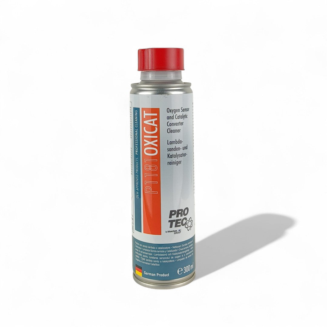 protec p1181 oxicat oxygen sensor & catalytic converter cleaner liquid can 300-millilitre front side