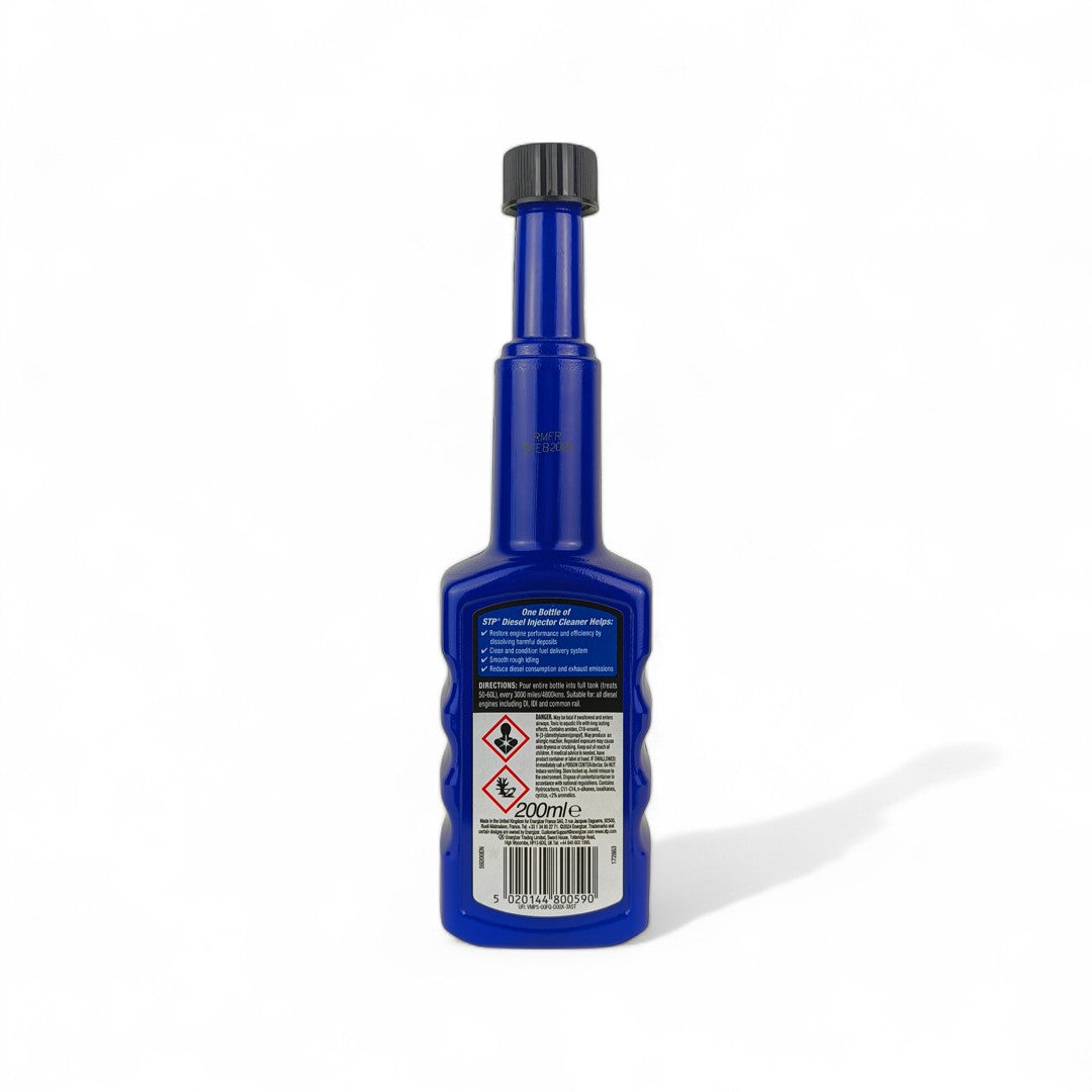stp diesel injector cleaner 200-millilitre back side