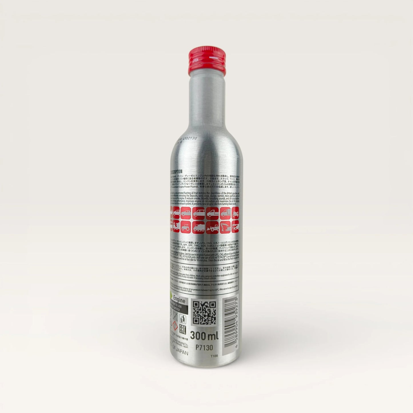 TOTACHI Concentrated Engine power Flush Additive 300-millilitre back side