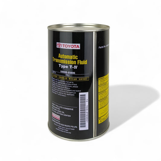 toyota atf type t-4 1-litre transmission fluid back side