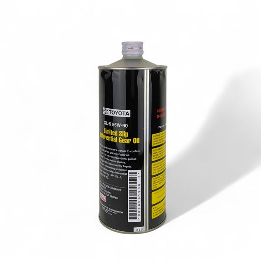 toyota gl-5 85w90 1-litre transmission fluid back side