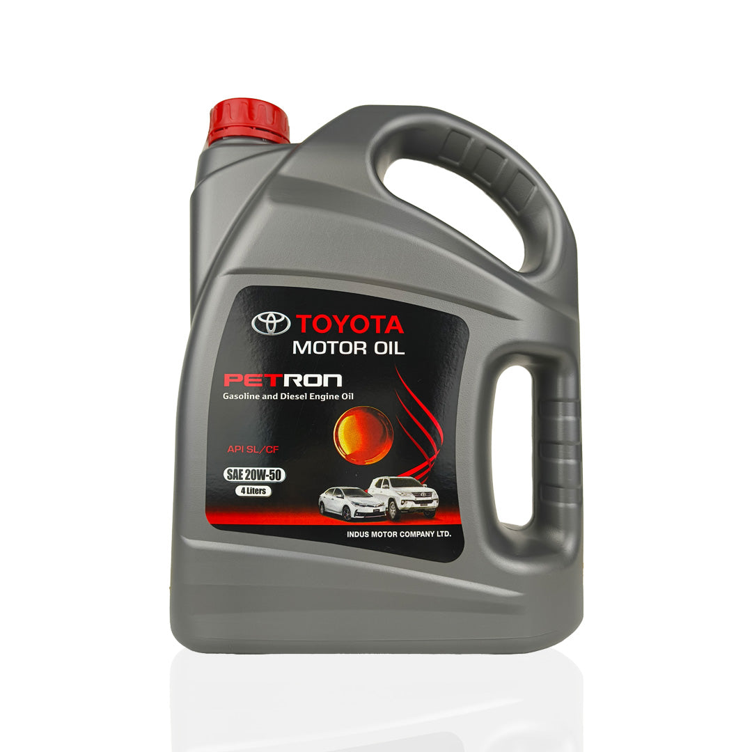 toyota 20w50 petron 4-litre engine oil front side