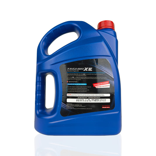 toyota 10w40 taglon xe 4-litre engine oil back side
