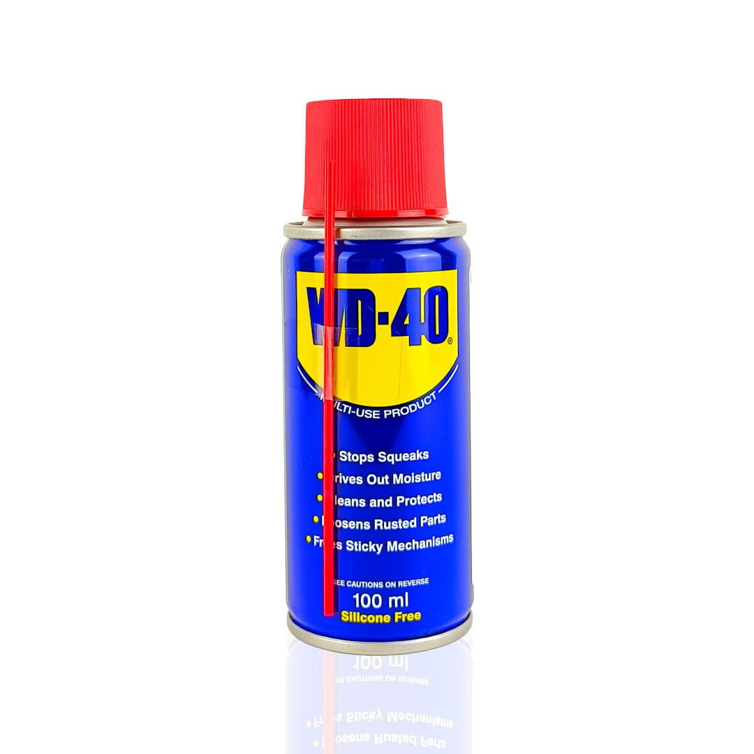 wd40 multi-use lubricant 100-millilitre front side