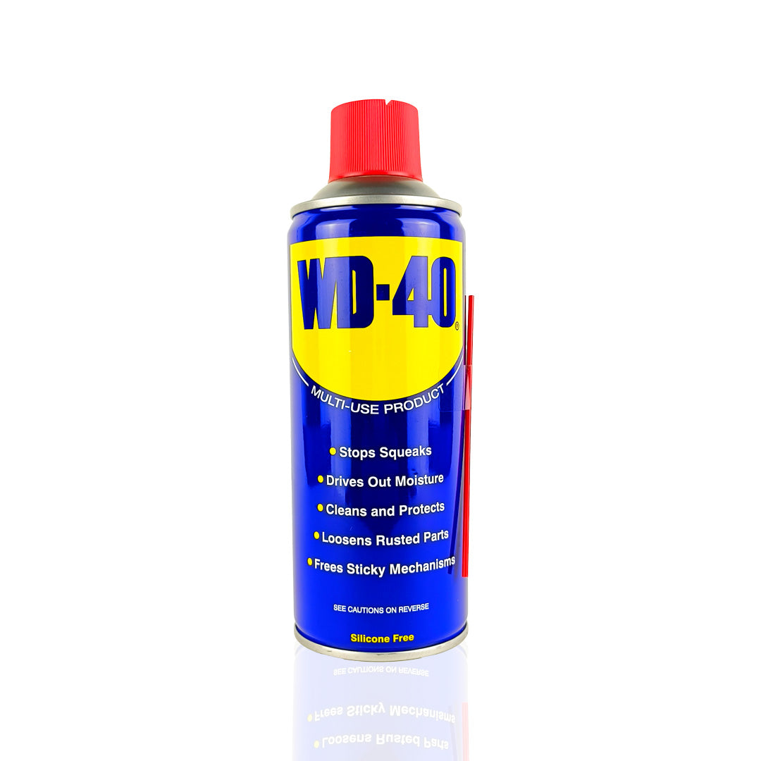wd40 multi-use lubricant 330-millilitre front side