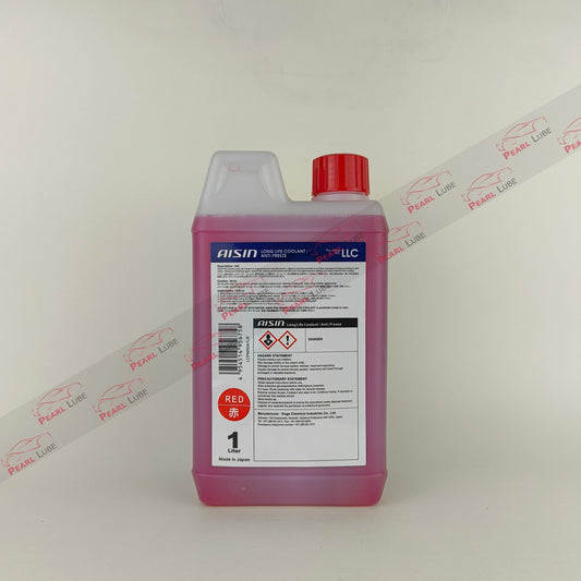 AISIN Antifreeze Long Life Coolant Red back side - 1L