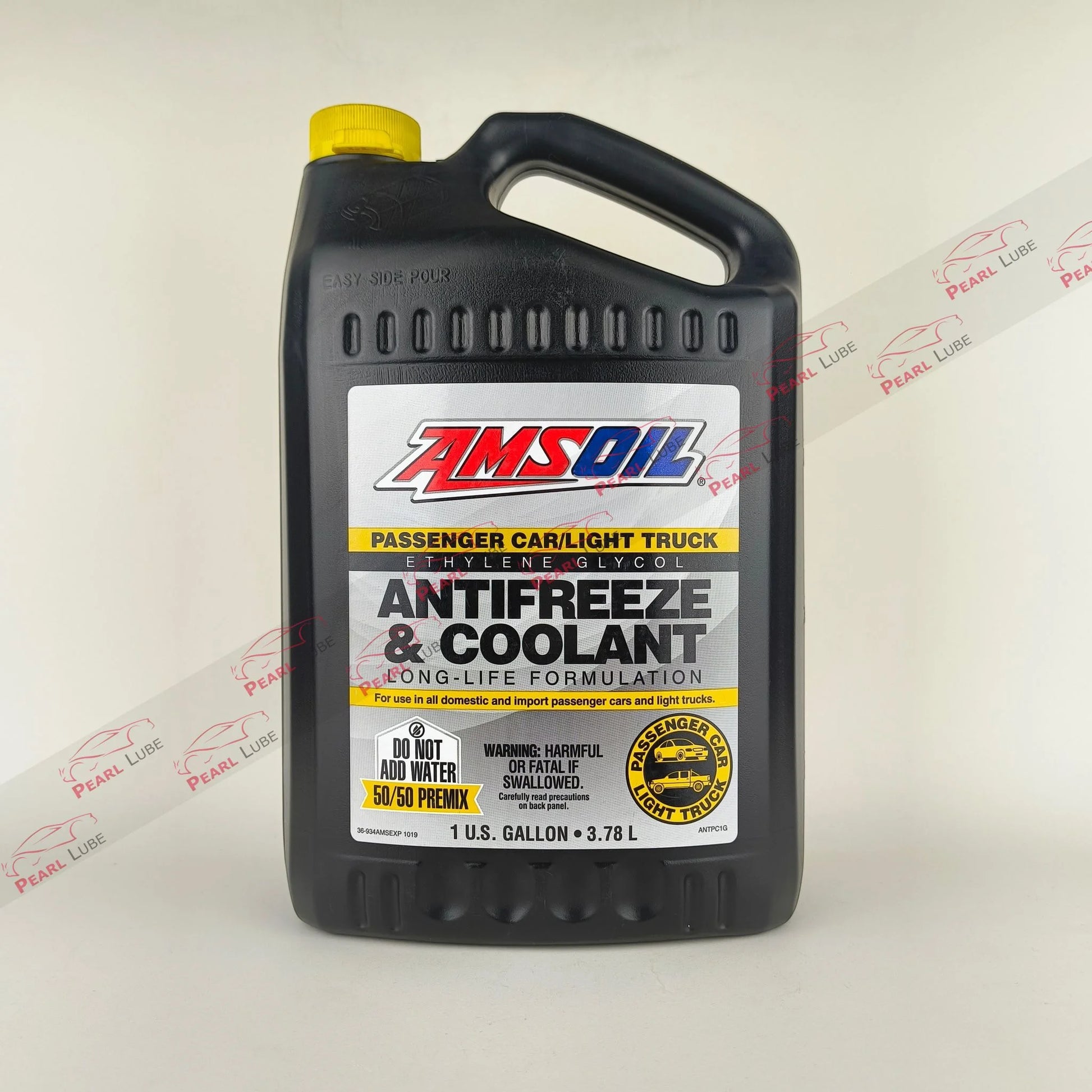 AMSOIL Anti-Freeze Coolant with Long-Life Formulation 50/50 Premix - 3.78L front side