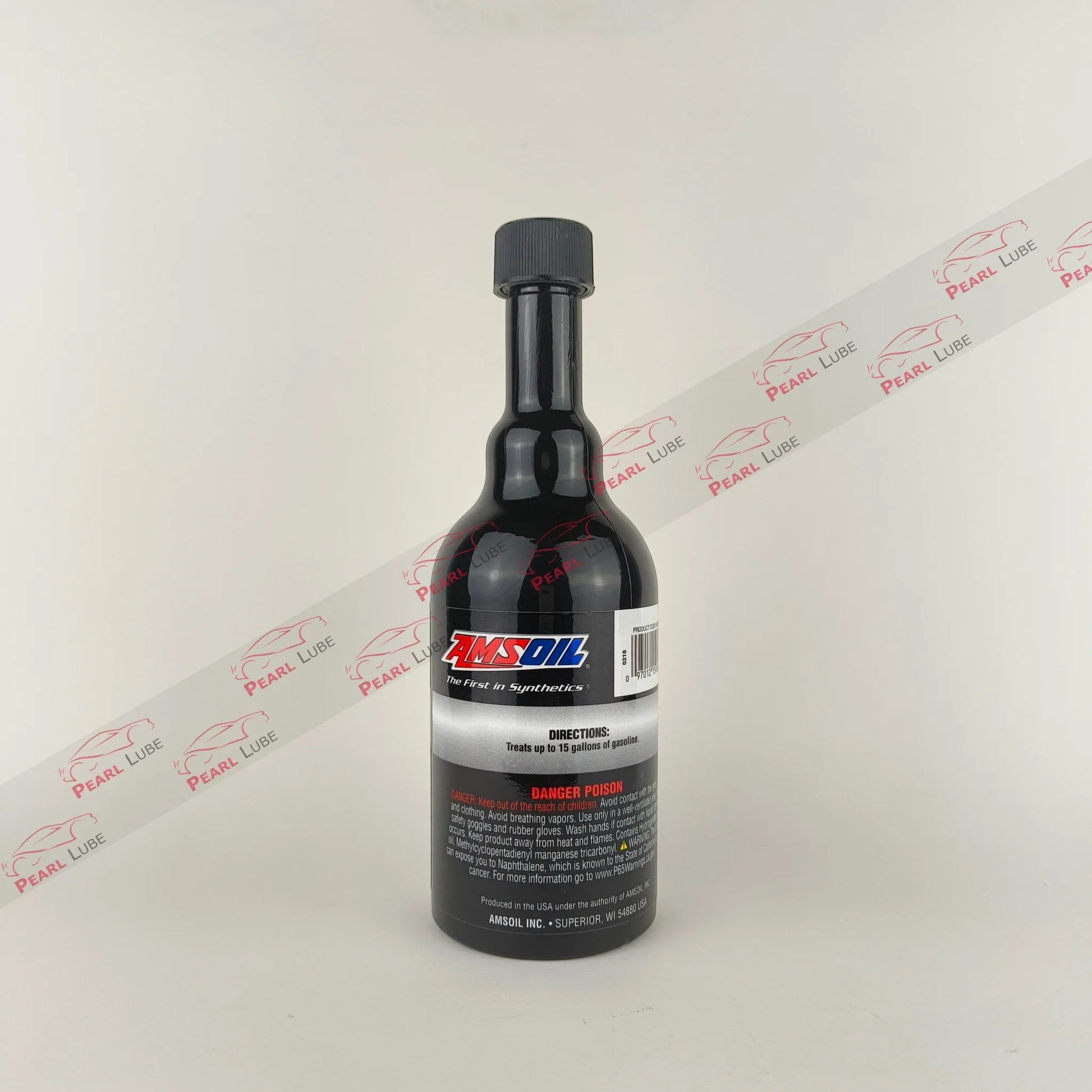 amsoil dominator octane boost additive 354-millilitre back side