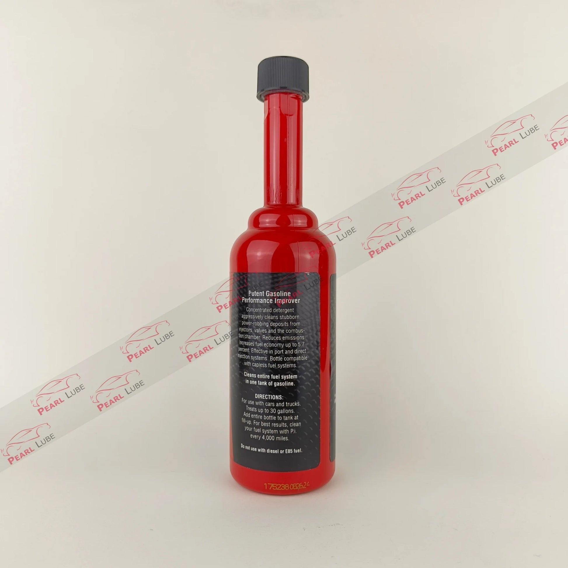 amsoil gasoline performance improver (p.i) additive 355-millilitre back side