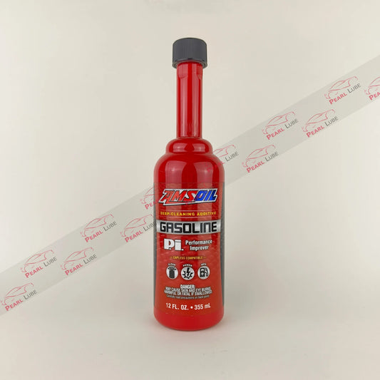 amsoil gasoline performance improver (p.i) additive 355-millilitre front side