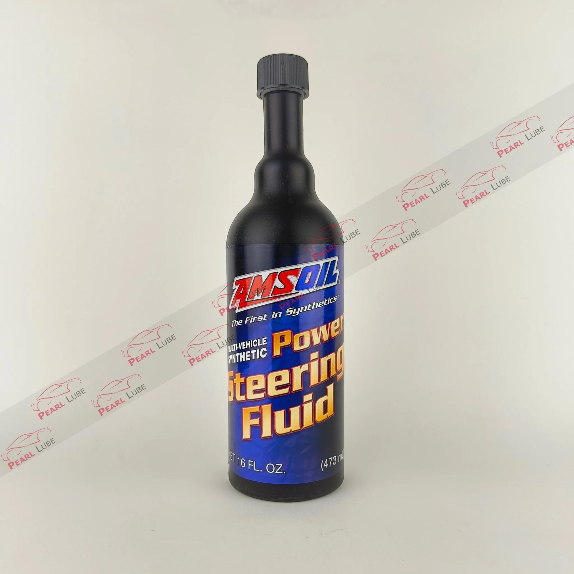AMSOIL Multi-Vehicle Synthetic Power Steering Fluid 473-millilitre front side