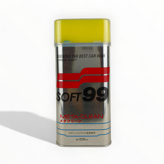 soft99 meta-clean car wax can 530-millilitre front side