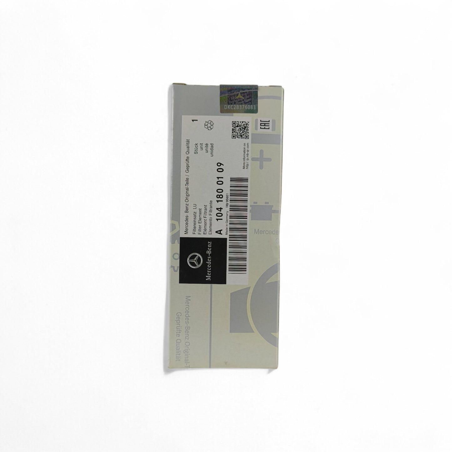 Mercedes-Benz C180 (1992-2001) Oil Filter - A 104 180 01 09