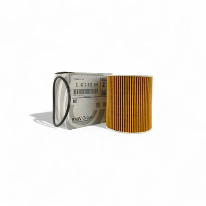 bmw 11 42 7 512 446 oil filter & oil filter box